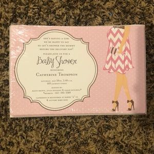 Baby shower invitations